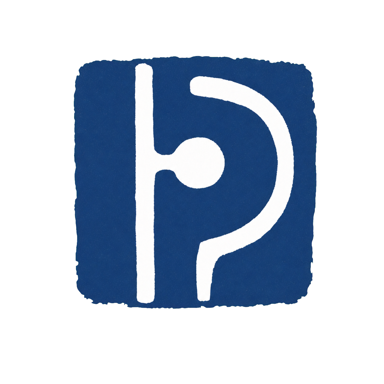 The new hand-drawn indigo mark for IndiePlan