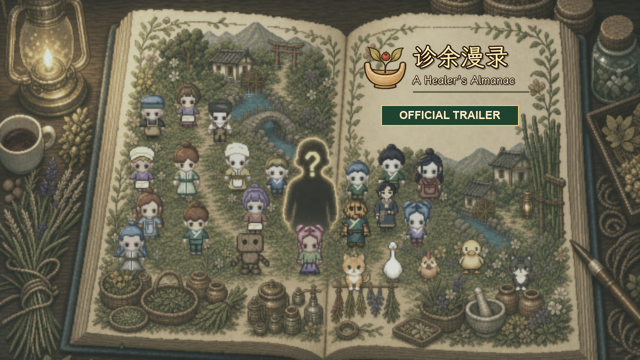 《诊余漫录》的第一支正式 trailer，把整个村庄收进一册摊开的药历